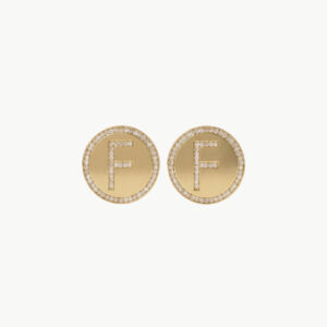 Diamond Custom Letter Earrings
