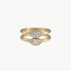 Diamond Twin Marquise Ring