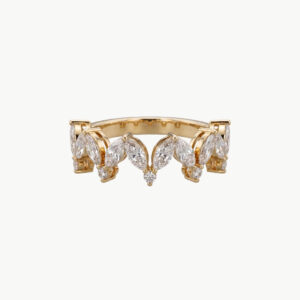 Diamond Marquise & Round Eternity Ring