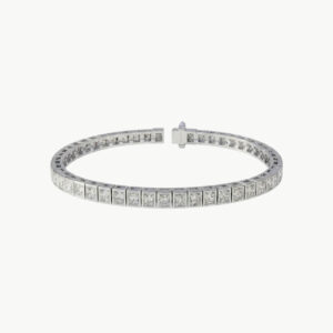 Diamond Princess Bezel Tennis Bracelet