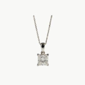 Diamond Princess Solitaire Pendant