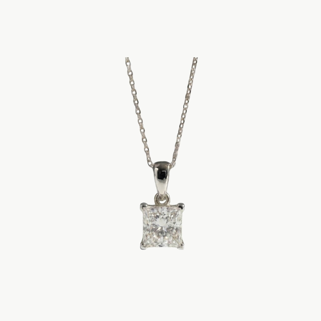 Diamond Princess Solitaire Pendant