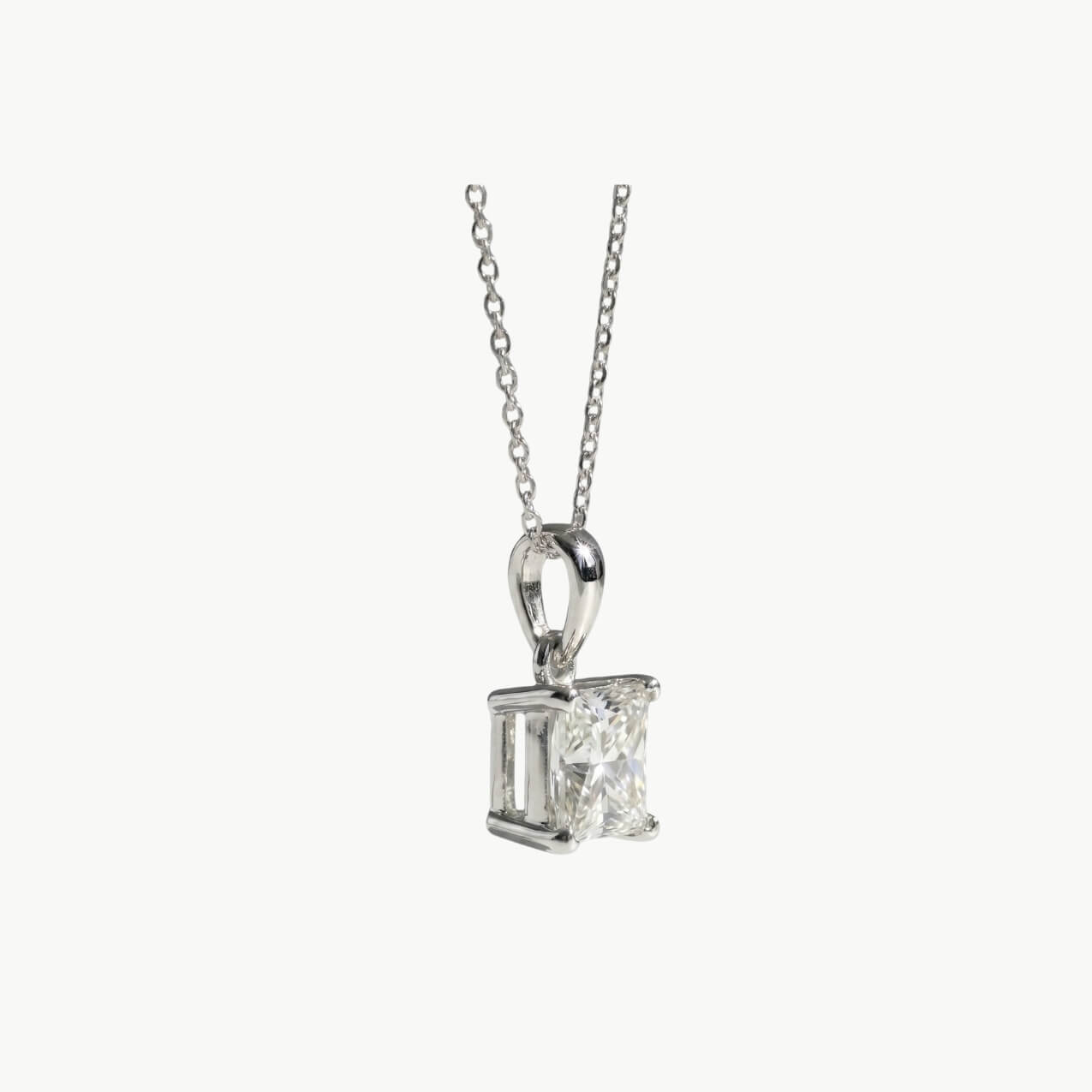 Diamond Princess Solitaire Pendant - Image 2