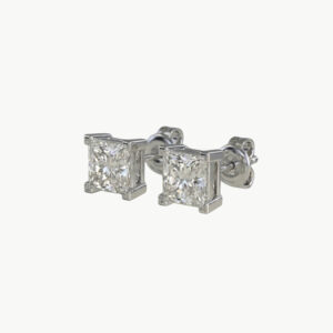 Diamond Princess Solitaire Studs