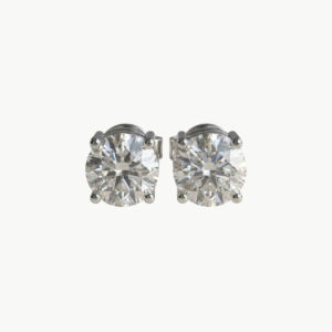 Diamond Round Solitaire Studs