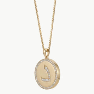 Diamond Custom Letter Pendant