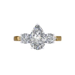 Pisa Trilogy with Round Diamonds