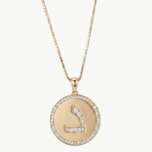 Diamond Mini Custom Letter Pendant