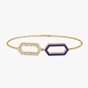 Diamond 0.5ct Enamel Custom Bracelet